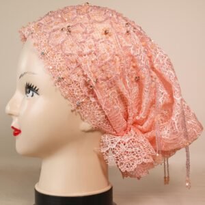 Beaded Lace Turban