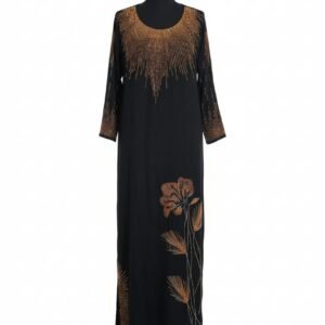 Black Radiance Embellished Maxi Dress