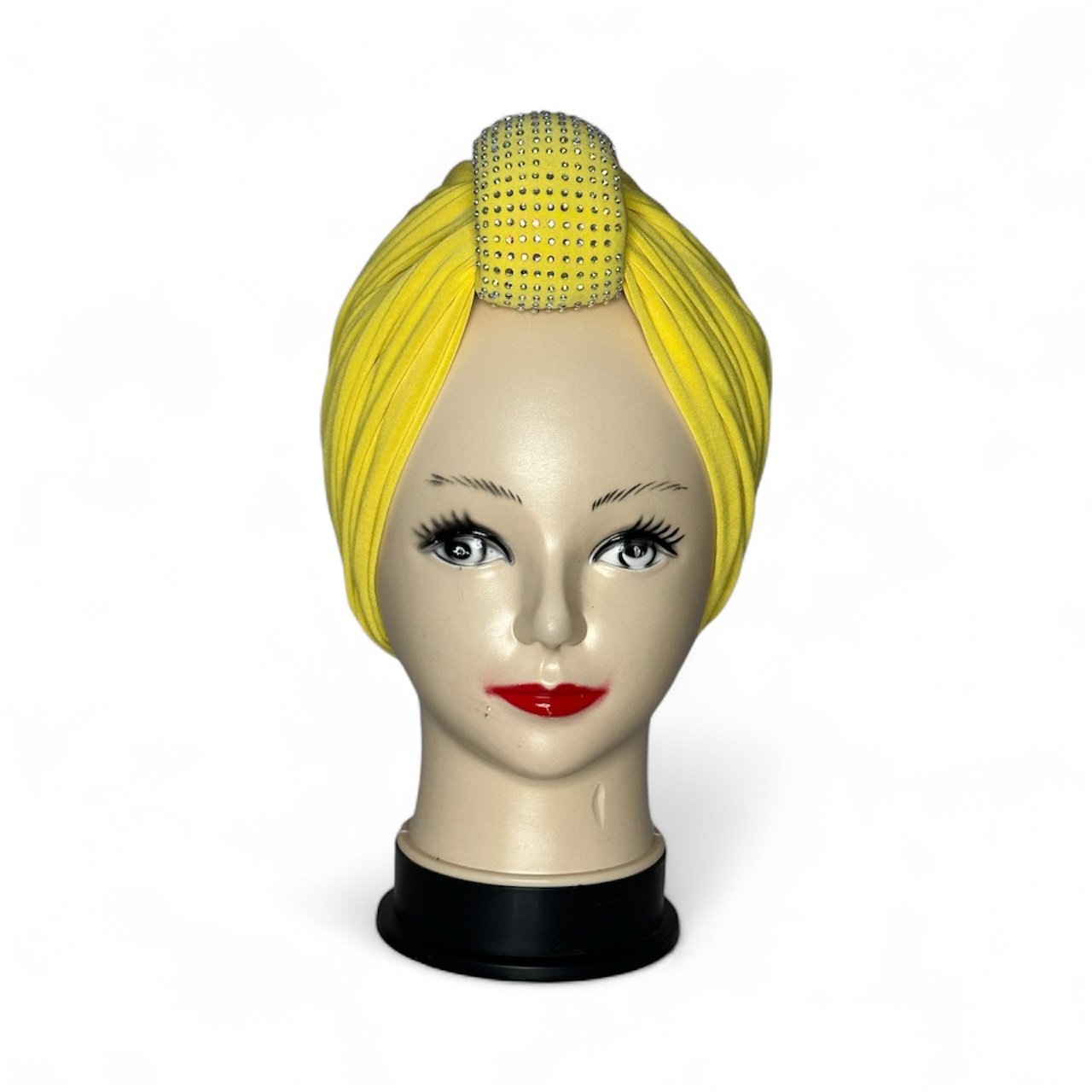 Crystal Crown Pleated Turban - Image 2