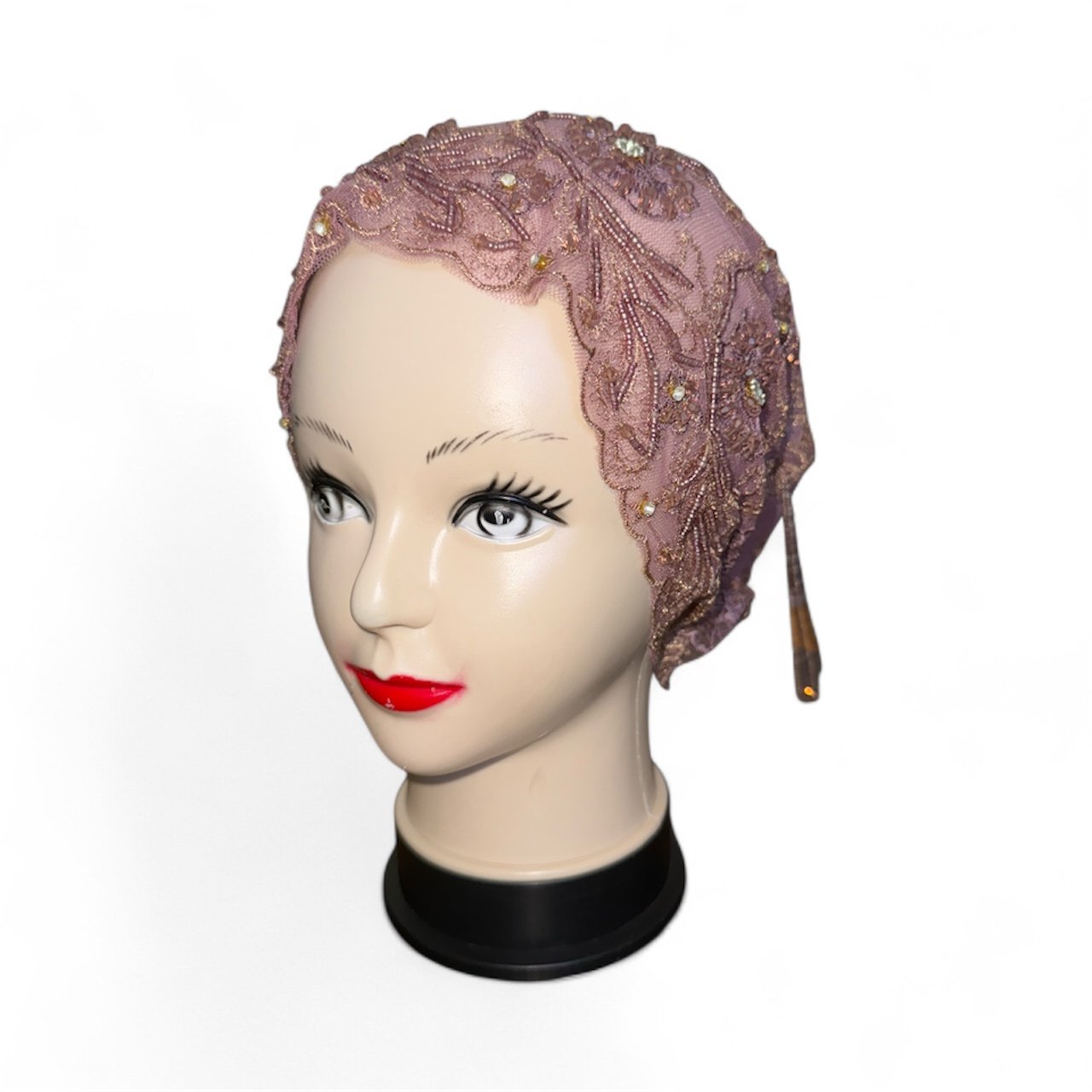 Embellished Lace Turban - Image 4