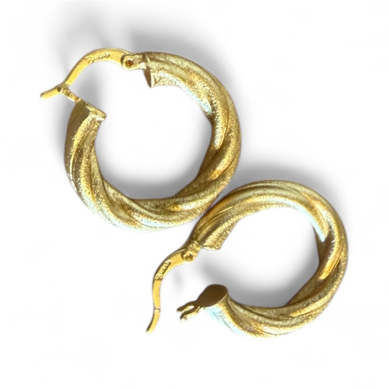 Twist Hoop Earrings - Image 5