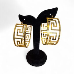 Bold Gold-tone Statement Hoops